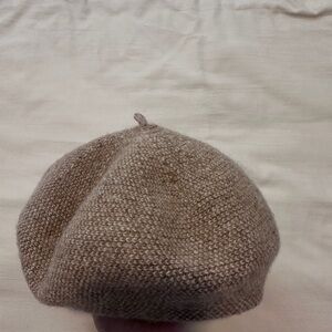 Zara Beige Knit Beret